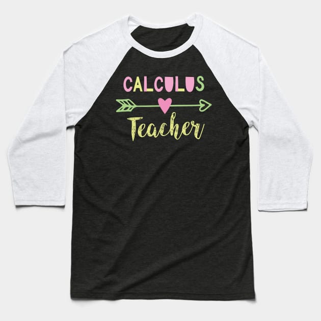 Calculus Teacher Gift Idea Baseball T-Shirt by BetterManufaktur